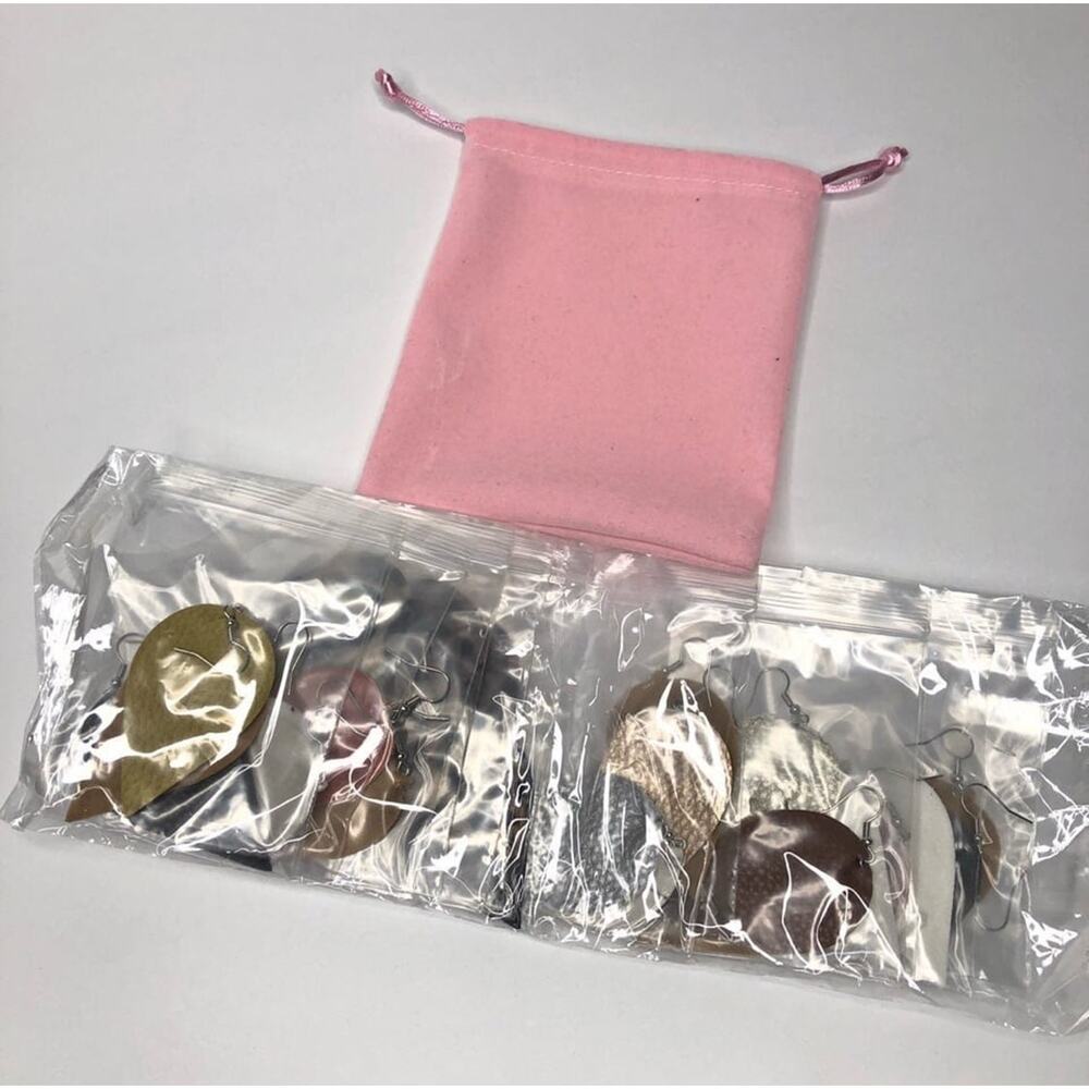 Faux Leather earrings